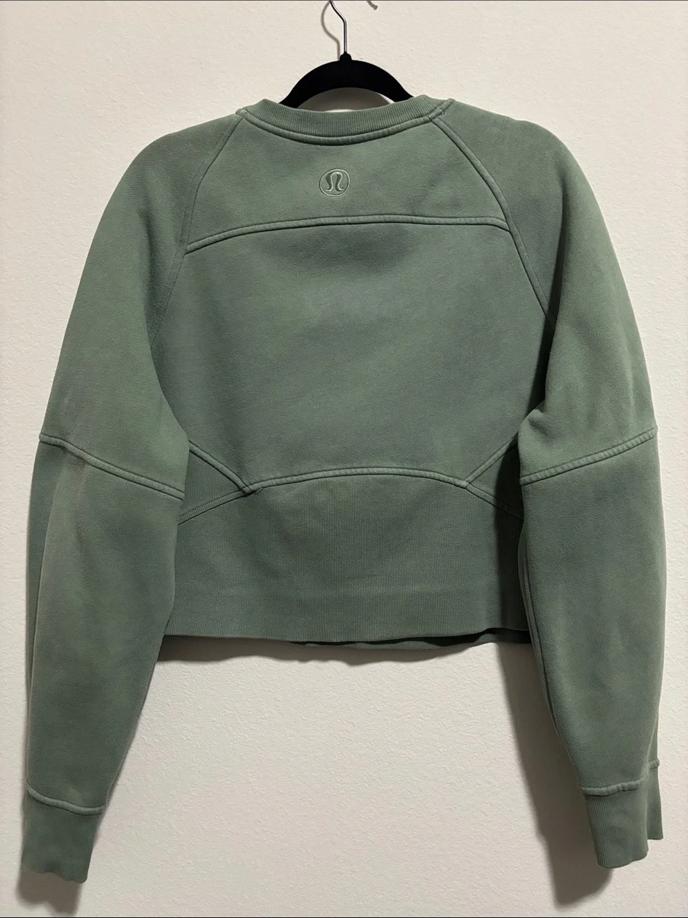 Lululemon Scuba Oversized Pullover Wordmark Sweatshirt- Size M/L- Color (Green)